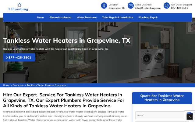 1-Plumbing's page as the assistant saw it
