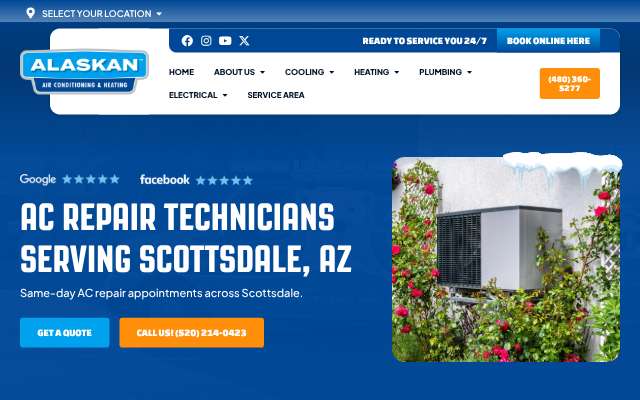 Alaskan AC's page as the assistant saw it