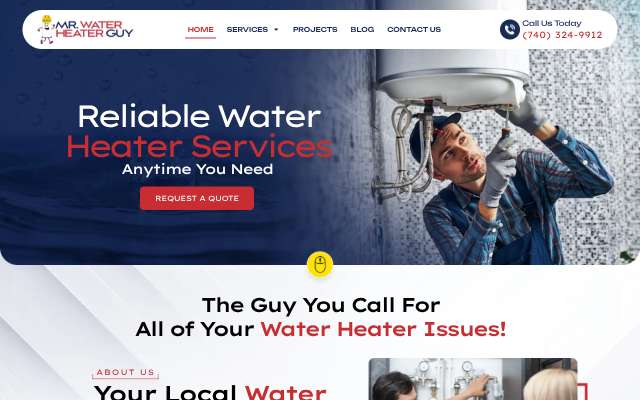 Page cited for Mr Water Heater Guy LLC