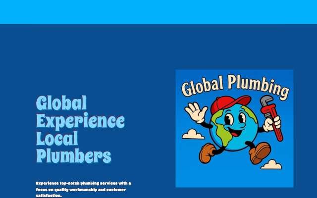 Global Plumbing's page as the assistant saw it