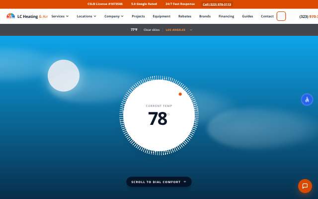Page cited for LC Heating & Air Conditioning