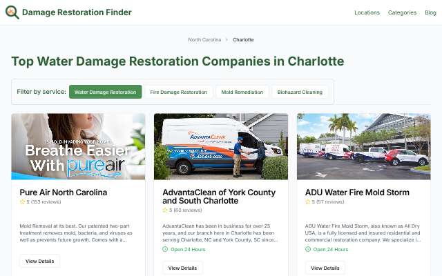 Page cited for Flood Medics Restoration