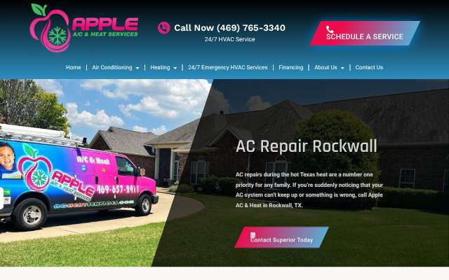Apple AC & Heat's page as the assistant saw it