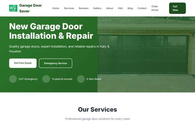 Page cited for Garage Door Saver