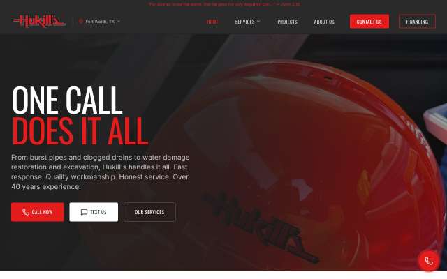 Hukill's Inc.'s page as the assistant saw it
