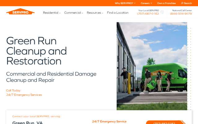 Page cited for SERVPRO of Virginia Beach