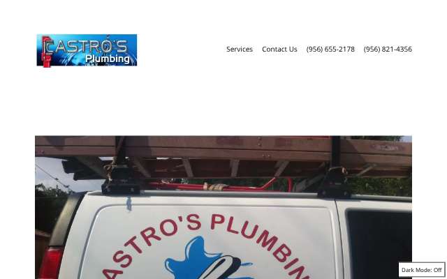 Page cited for Castro's Plumbing