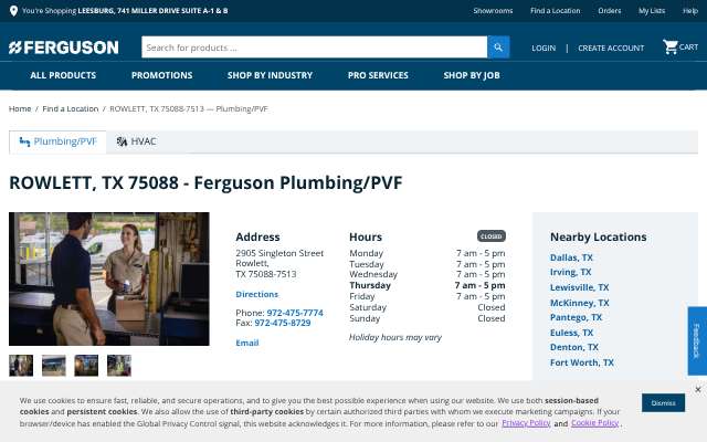 Ferguson's page as the assistant saw it