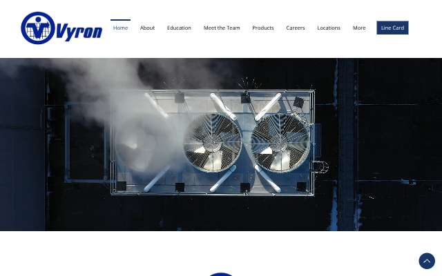 Vyron Corporation's page as the assistant saw it