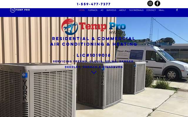 Temp Pro's page as the assistant saw it