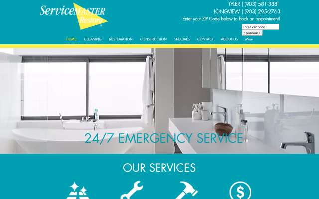 Page cited for ServiceMaster Restore Boston