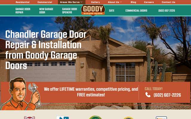 Page cited for Goody Garage Doors (Arizona's Best Garage Door and Repair Service)