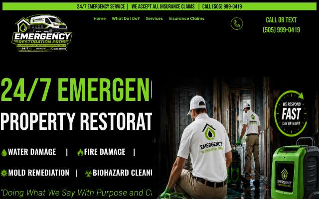 Page cited for Emergency Restoration Pros