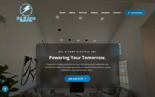 Page cited for Sal & Son Electric