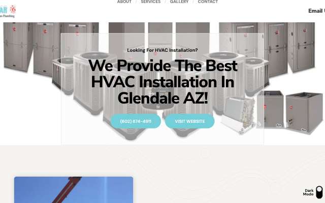 Six Star A/C & Refrigeration's page as the assistant saw it