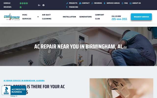 Cool Breeze's page as the assistant saw it