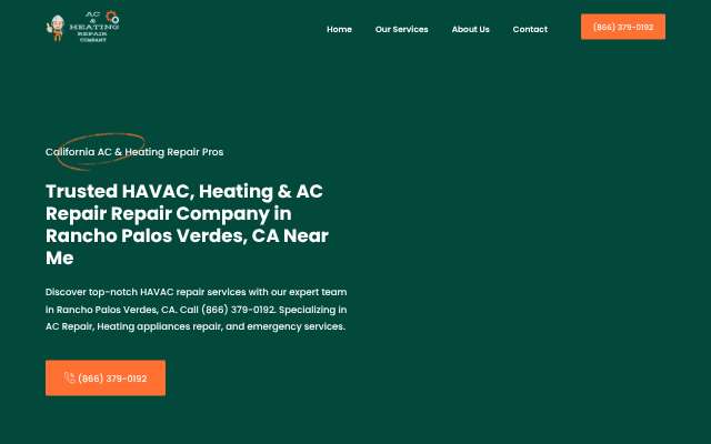 California AC and Heating Repair Pros's page as the assistant saw it