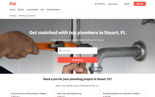 Page cited for Master Plumbing