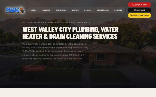 Page cited for Valley Plumbing, Heating, and Cooling