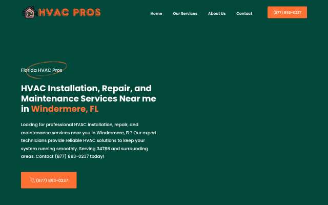 CDMS HVAC / Rice HVAC Services's page as the assistant saw it
