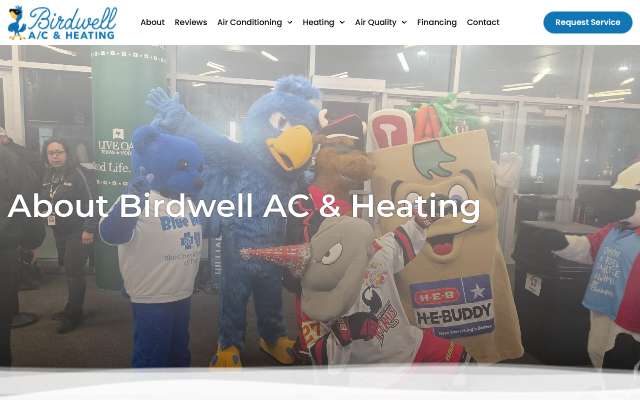 Birdwell AC & Heating's page as the assistant saw it