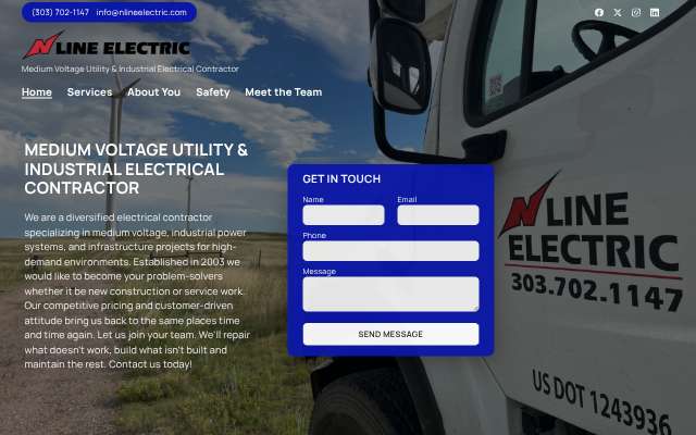 N Line Electric's page as the assistant saw it