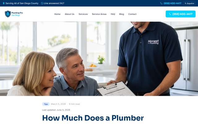 Plumbing Pros San Diego (plumbingprosd.com)'s page as the assistant saw it