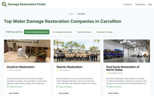 Page cited for SERVPRO of Carrollton and Far North Dallas