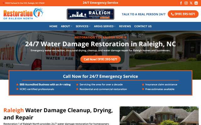 Restoration 1 of Raleigh North's page as the assistant saw it