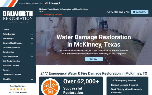 Dalworth Restoration's page as the assistant saw it