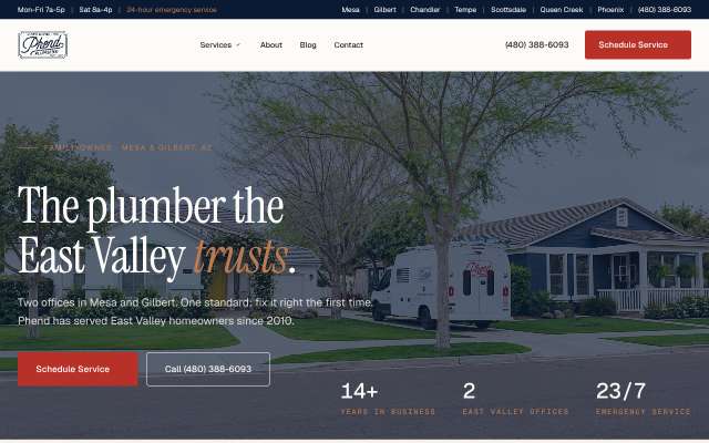 Page cited for Phend Plumbing & Rooter