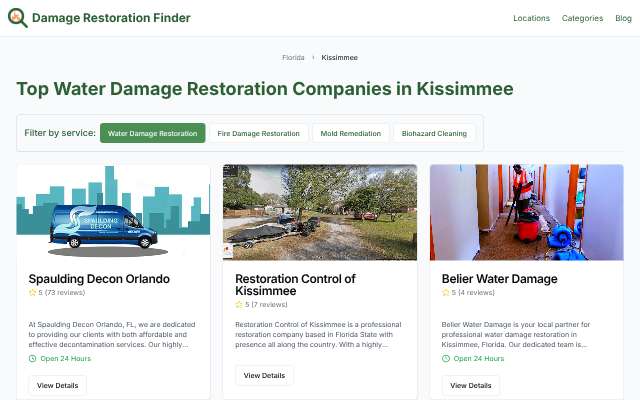 Page cited for Restoration First Services