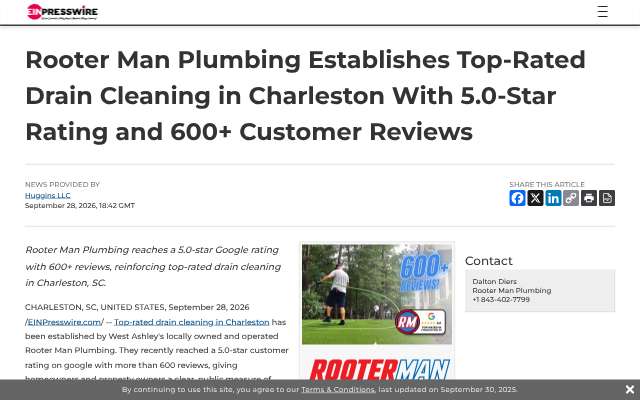 Page cited for Rooter Man Plumbing