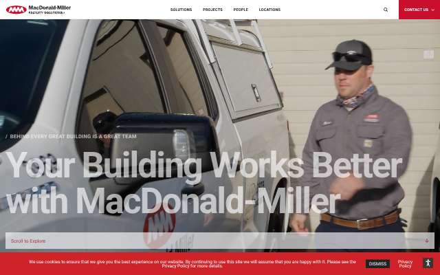 MacDonald-Miller Facility Solutions's page as the assistant saw it