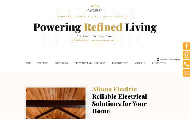 Altona Electric's page as the assistant saw it