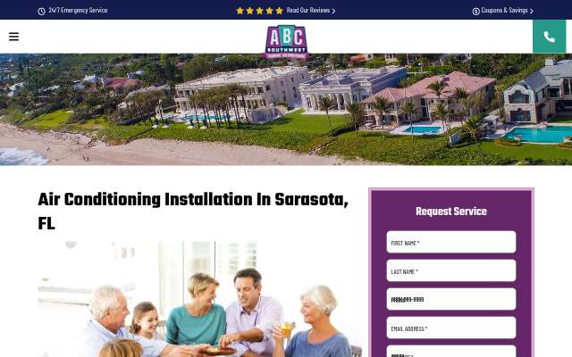 ABC Southwest's page as the assistant saw it