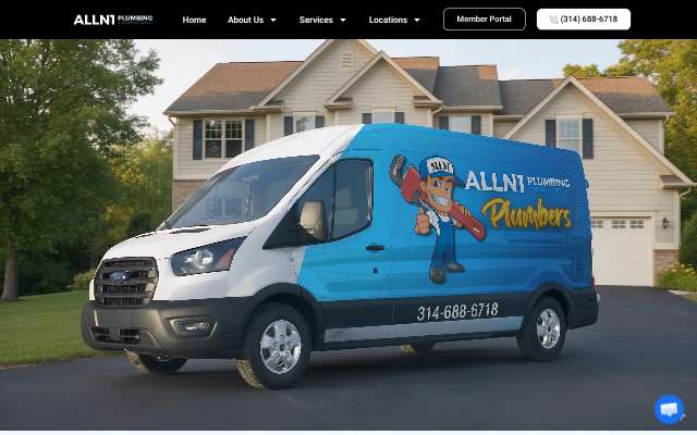 ALLN1 Plumbing's page as the assistant saw it