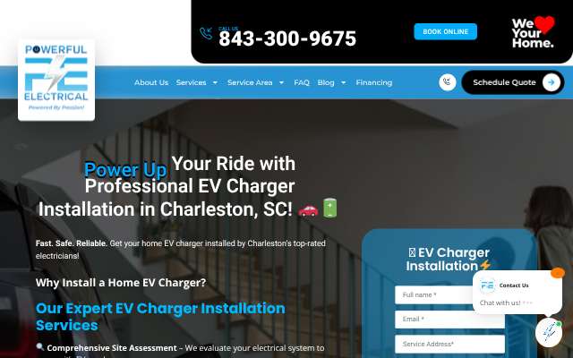 Powerful Electrical LLC's page as the assistant saw it