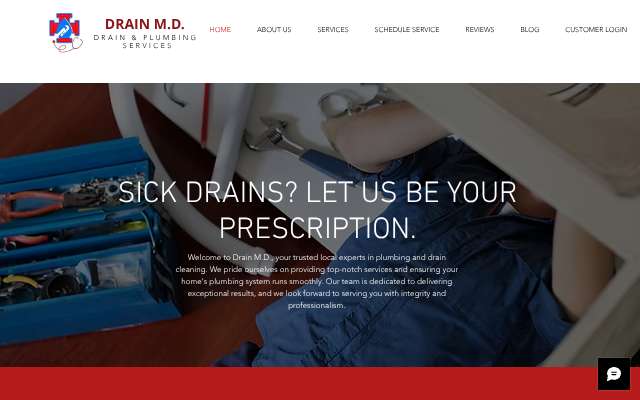 Drain M.D. LLC's page as the assistant saw it