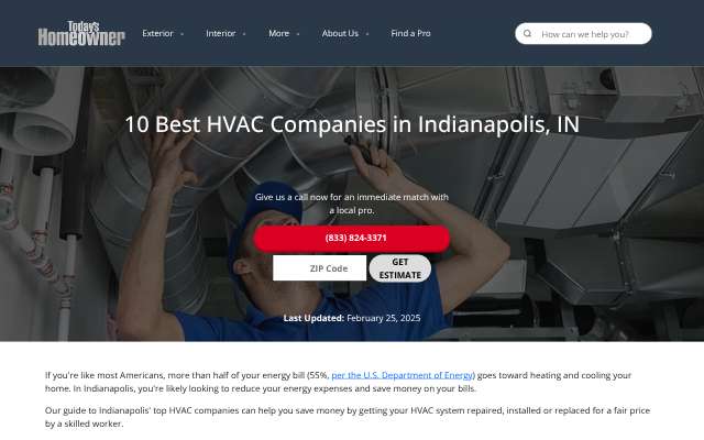 Summers Plumbing Heating & Cooling's page as the assistant saw it
