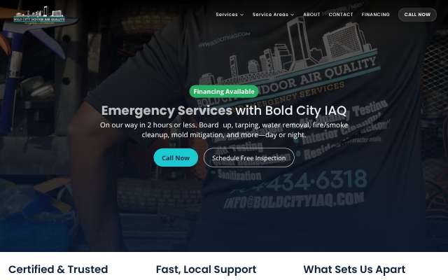 Page cited for Bold City IAQ