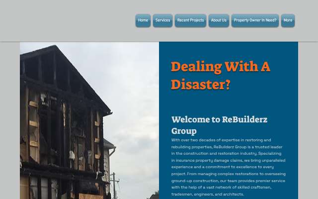 ReBuilderz Group's page as the assistant saw it