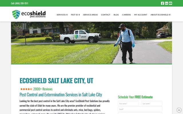 Page cited for EcoShield Pest Solutions