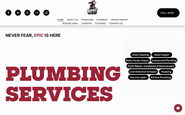 Page cited for Epic Plumbing
