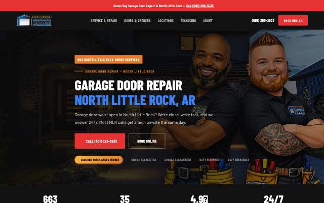 Page cited for Direct Service Overhead Garage Door