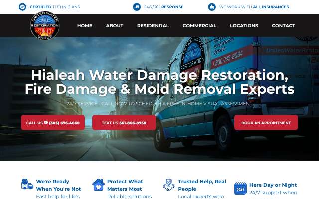 Page cited for United Water Restoration Group of Hialeah