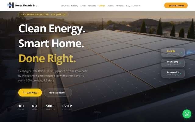 Page cited for Hertz Electric Inc