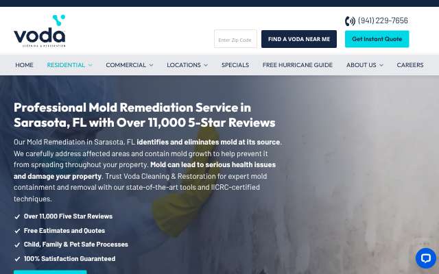 Page cited for Voda Cleaning & Restoration