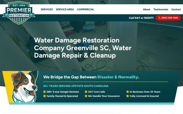 Page cited for Premier Construction and Restoration