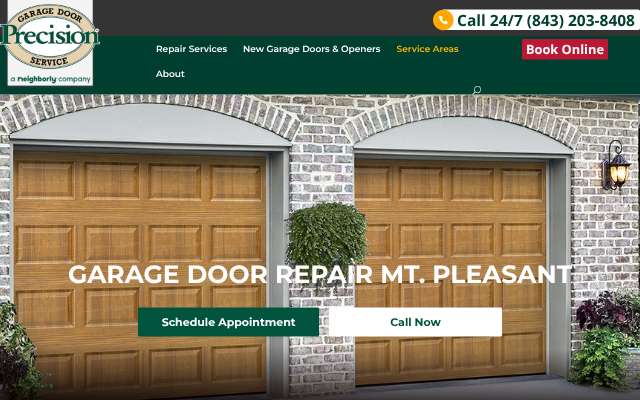 Page cited for Precision Door Charleston